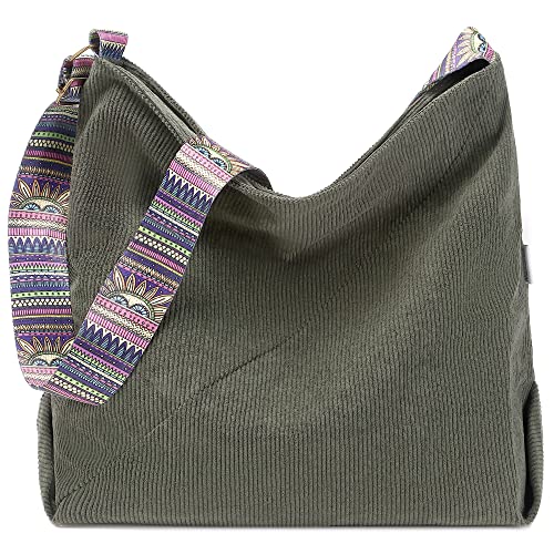 Makukke Tote Bag Women Large Crossbody Bag Stylish Handbag for Women Corduroy Hobo Bag Fashion shoulder Bag Purse