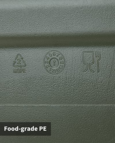 5 Gallon Camping Water Container with Spout, Military Green - Image 5