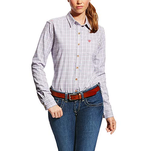 Ariat Women's Flame Resistant Work Shirt, Multi, XXL - image 1