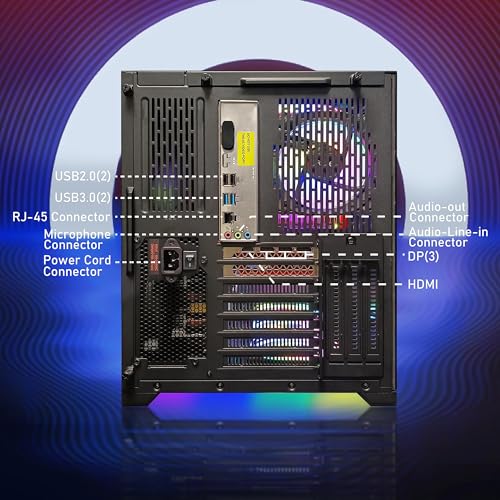 Image of STGAubron Gaming PC Computer Desktop, GeForce RTX 3070 8G, Intel 11th Gen Core i9-11900KF up to 5.3G, 32G DDR4, 2T SSD, WiFi, BT 5.0, RGB Fan x 9, Windows 11 Home