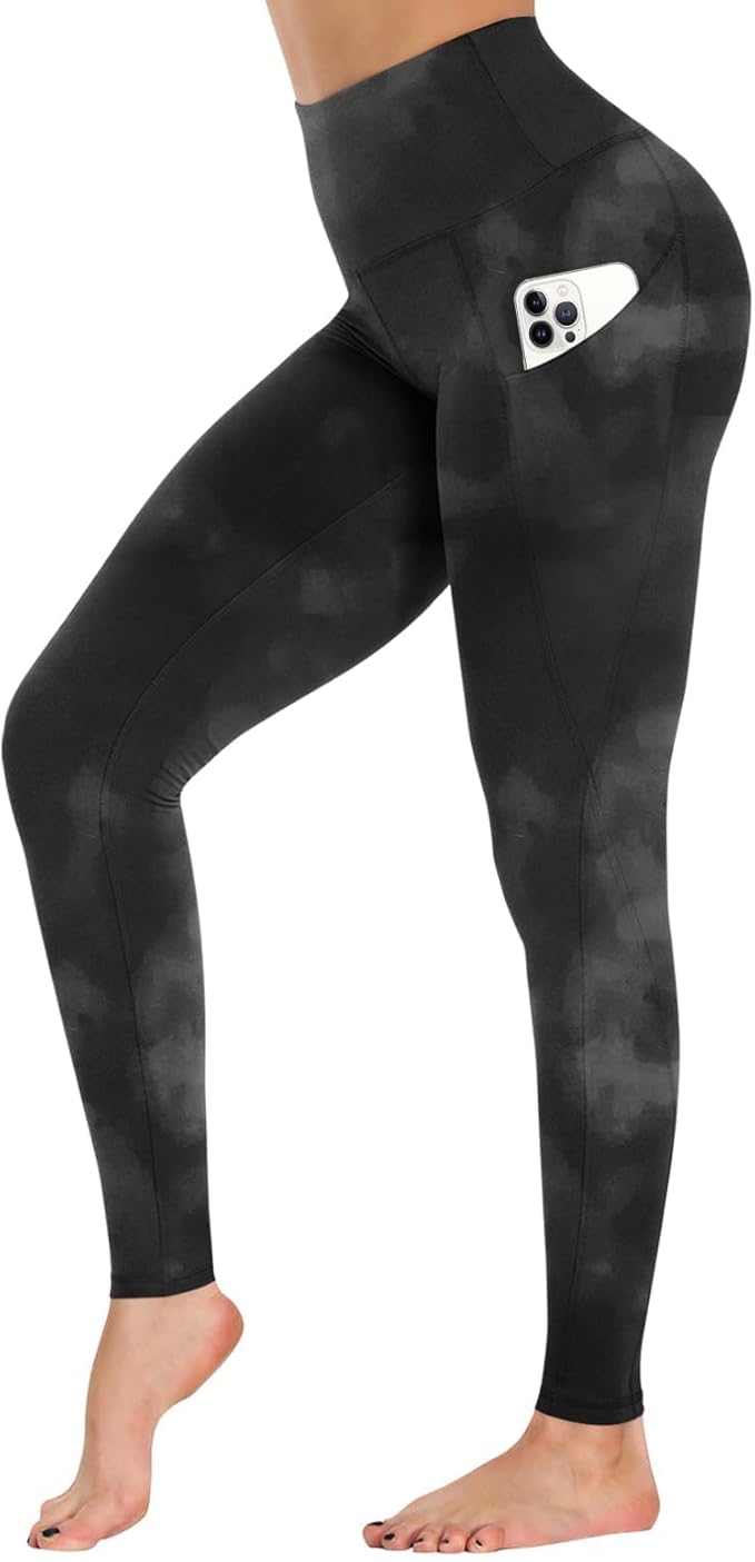 GAYHAY High Waist Yoga Pants with Pockets, Leggings for Women Tummy Control Compression Workout Leggings for Women