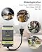 220V Wireless Remote Soft Start Switch, Remote Control Outlet Switch 3000W 60Hz, with Manual Switch and 2 Delay Controllers, 15A Automatic Vacuum Switch for Table Saw Dust Collector Power Tools