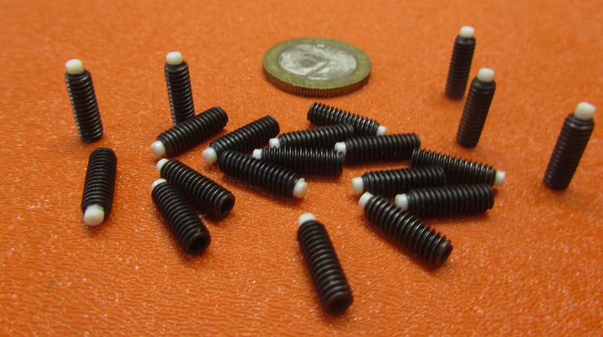 Black Oxide Steel Nylon Tip Set Screw 8-32 x .500