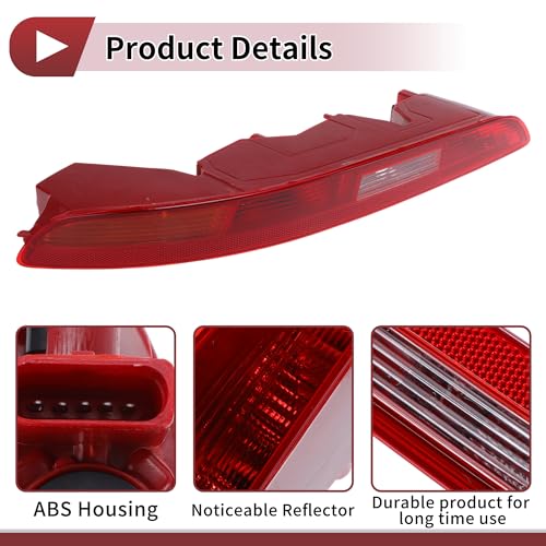 1 Pc Rear Left Bumper Reflectors No.8UD945095B Bumper Reflector Side Marker for Audi Q3 2016-2018