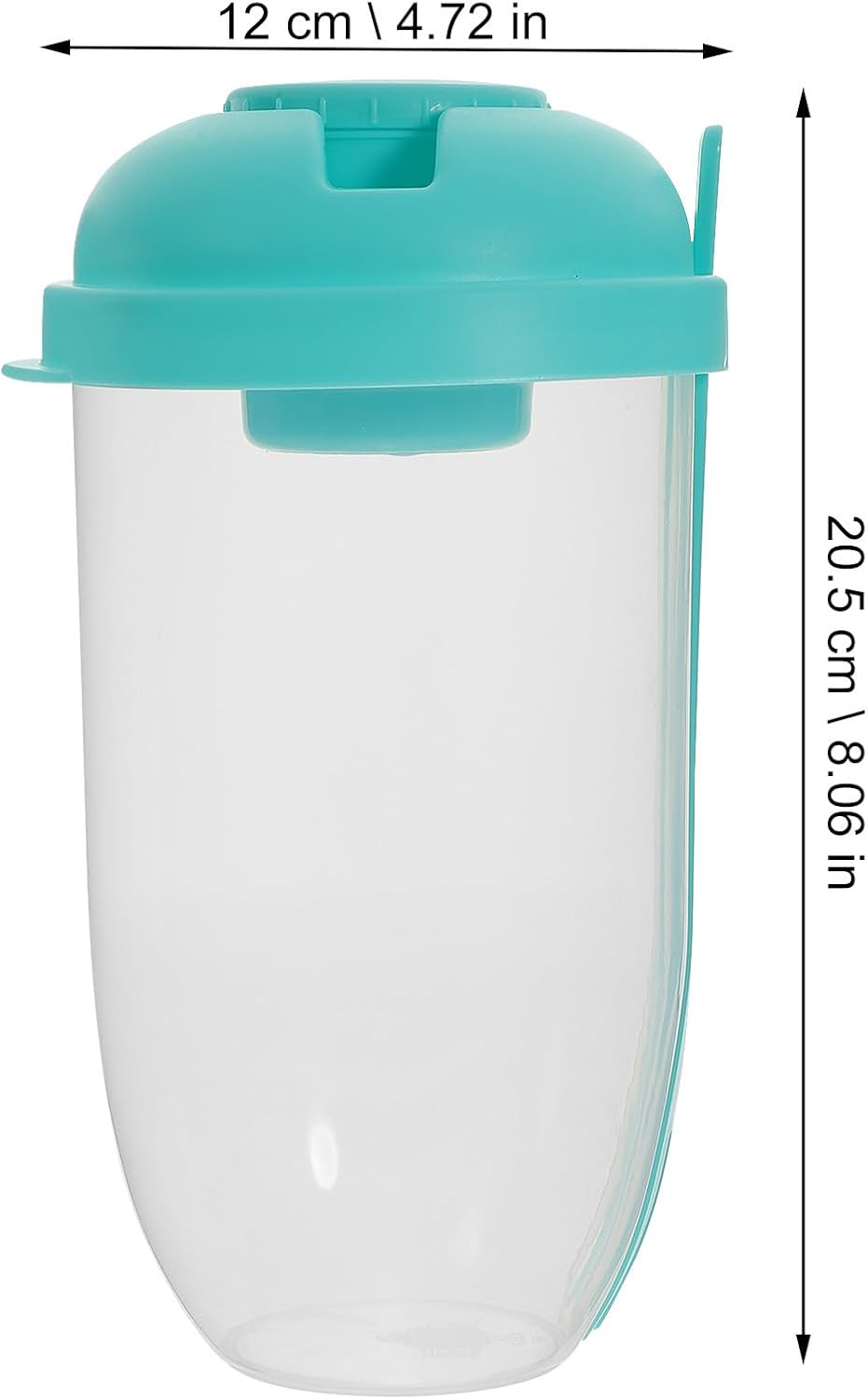 2pcs Portable Salad Shaker Cups with Lid and Fork 1000ml Plastic Salad Containers for Meal Prep and Healthy Weight Loss