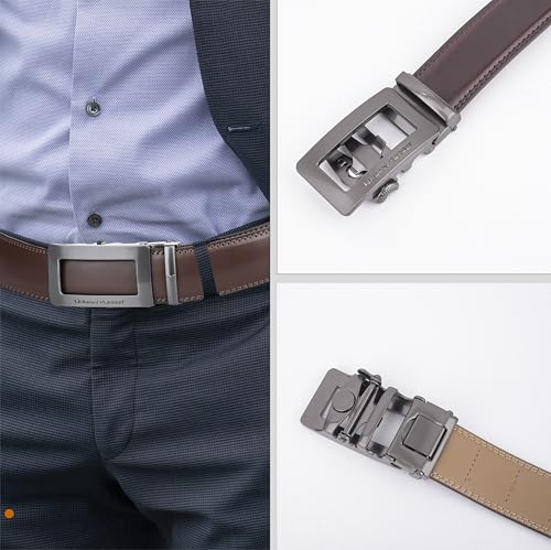 Image of URBAN FOREST Rolf Formal Leather Belt for Men