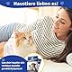 Petclear Fellpflegetücher Feuchttücher hund Reinigungstücher Handschuhtücher für Hunde und Katzen, desodorierende Reinigungstücher Handschuhe, hypoallergen,reinigt Pfoten und Haare (10pcs/Pack)