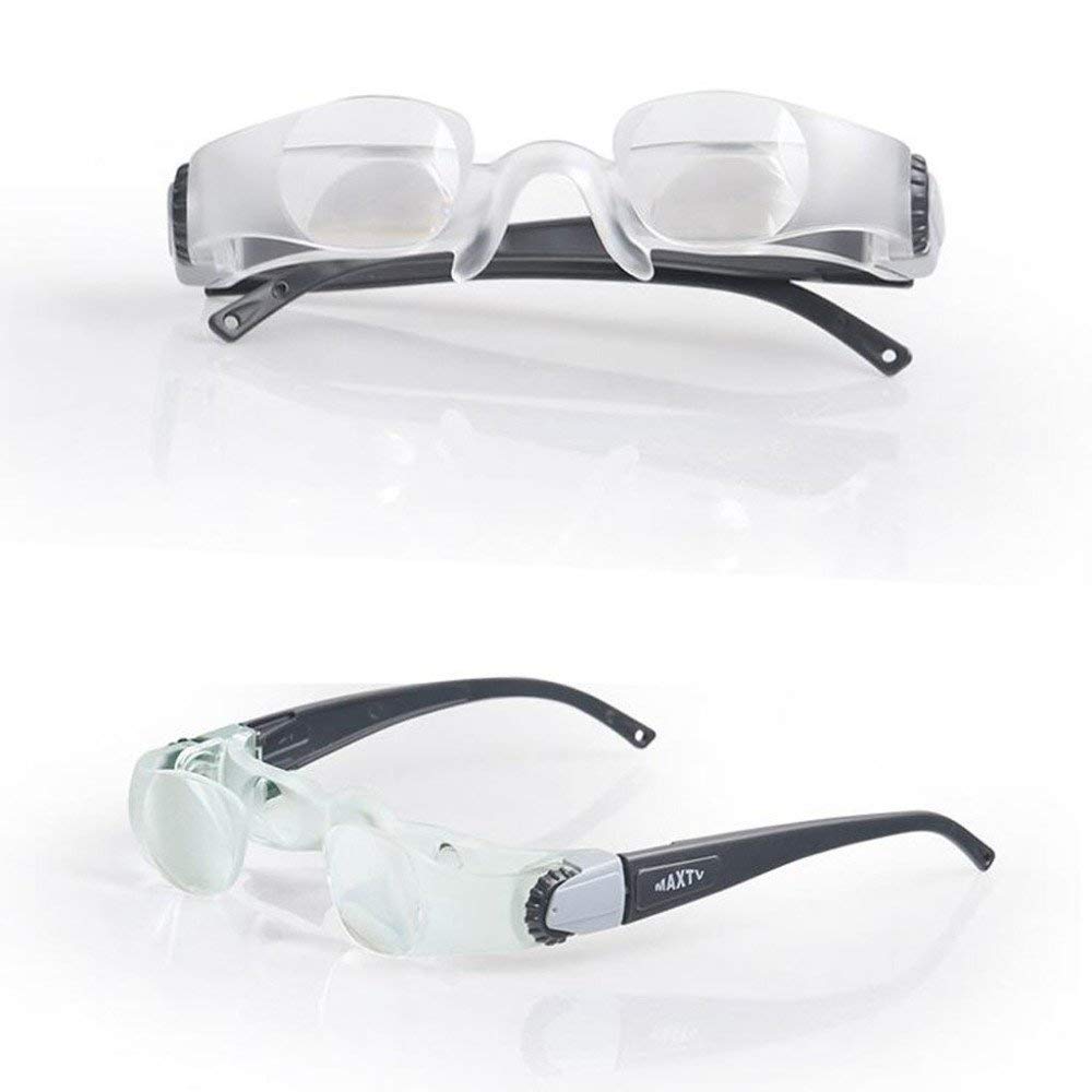 Lupa 2.1X Máscara para los Ojos Gafas ópticas Lupa Lente HD para fijación de Relojes Grabado electrónico, portátil Negro
