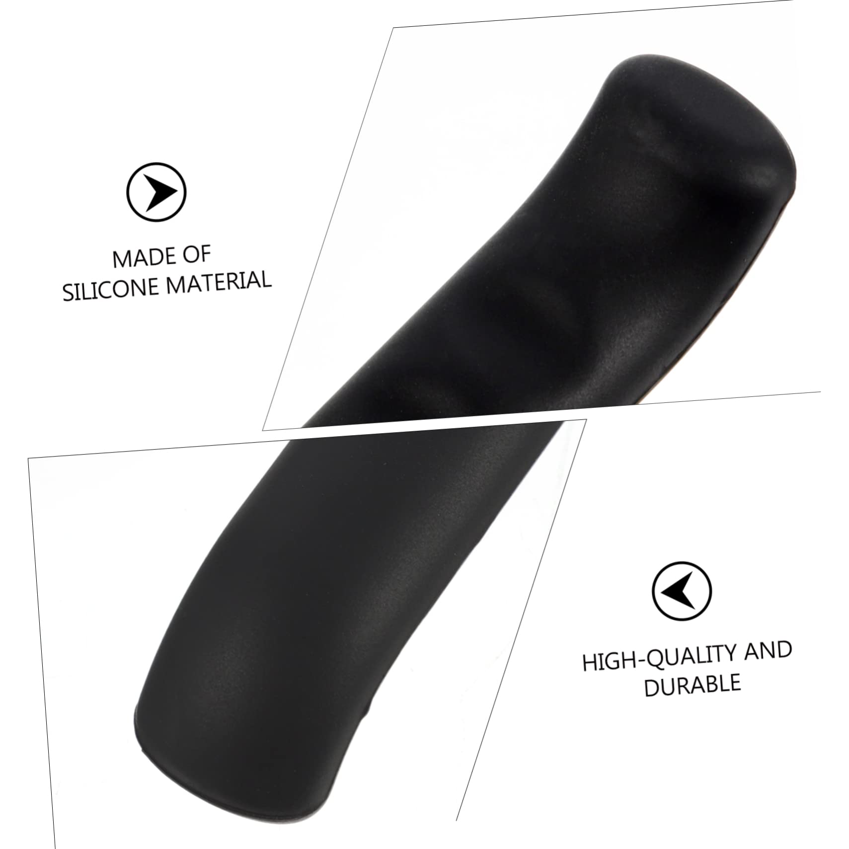 TOYANDONA 3 Ensembles Manchon En Silicone Pour Poignée De Frein Guidon Couvercle De Poignée De Frein Capuchon En Silicone Pour De Parties À Vélo Gel De Silice Noir 6 Paires*3