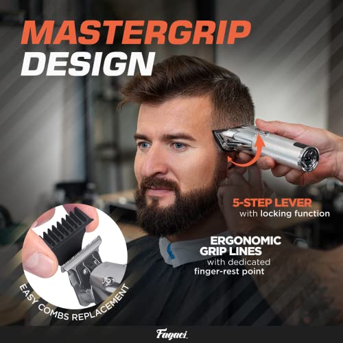 Image of Fagaci Men's Hair Cutting Machine with Turbo Power and Precise Cutting, Men's Hair Clippers and Trimmer 5H /3H Battery, Hair Clipper, Hair Clipper, Professional Hair Cutting Machine Durable