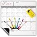 Magnetic Dry Erase Calendar Whiteboard Set, Monthly Magnetic Calendar for Refrigerator, Large 17"x17" Fridge Calendar, Whiteboard Calendar Planner by BeezArmor