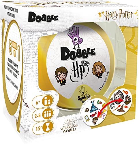 Asmodee 8243 Harry Potter Dobble Brettspiel - Italienische Sprache