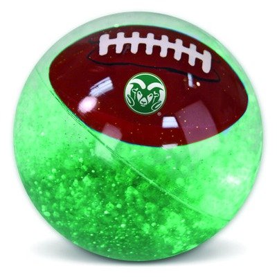 NCAA Colorado State Super Ball, 3-Inch, Clear