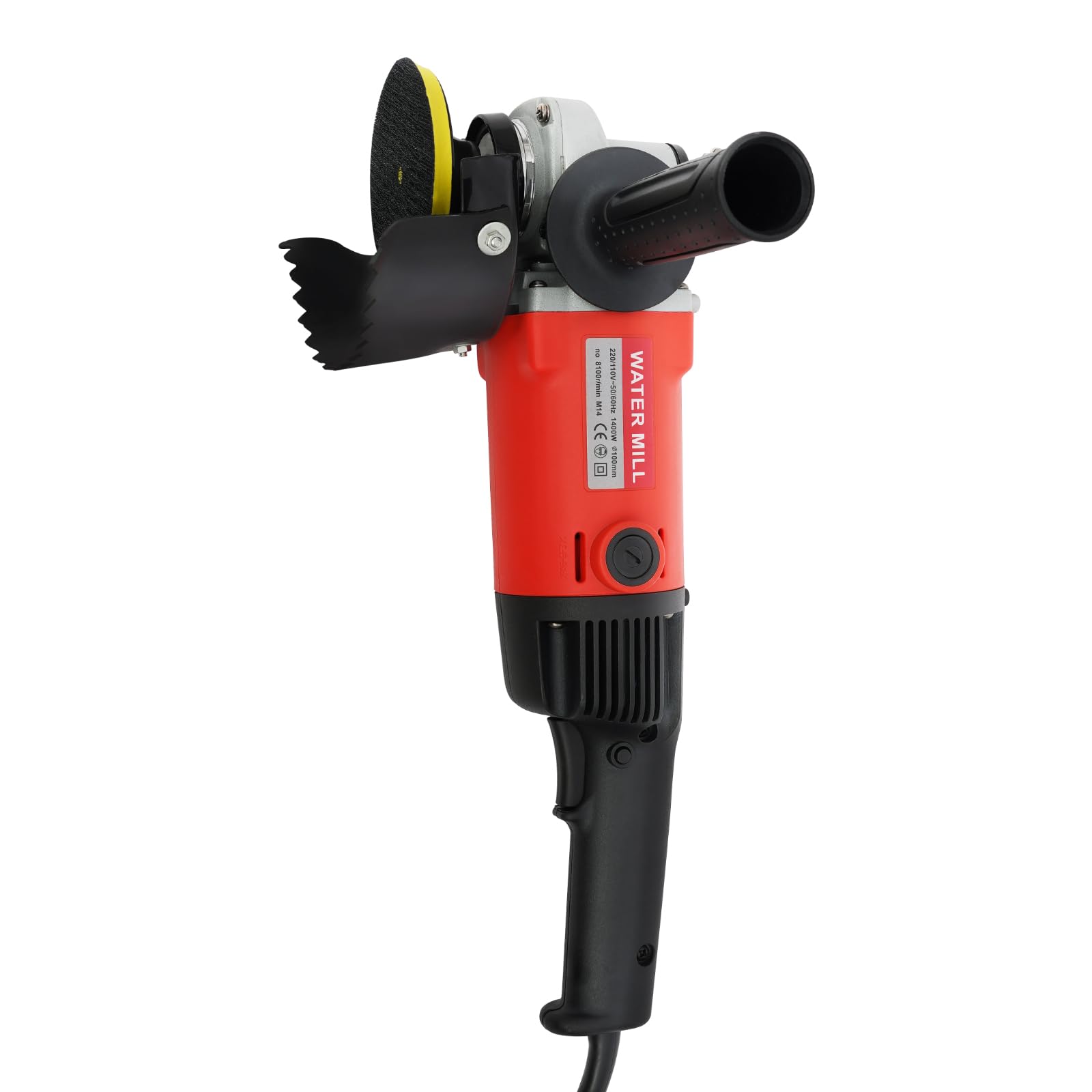 Pulidora,Pulidora de 1400 W 6 Velocidad Variable Mojado Pulidora para Pulido de Automóviles, Suelos, Muebles