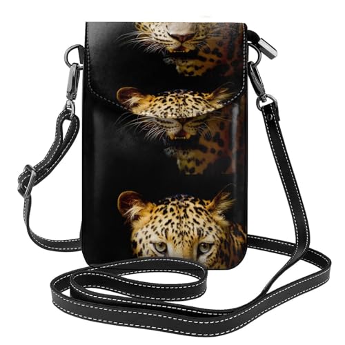 Petits sacs bandoulière Guépard et porte-téléphones en cuir PU