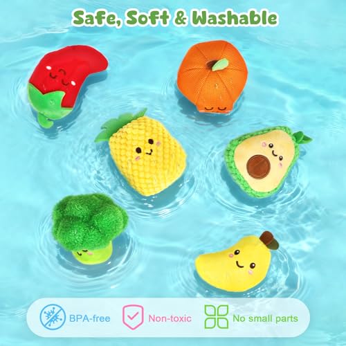 TOHIBEE Baby Sensory Toys -16 PCS Fruit Vegetable Color Sorting Play Food with Rattle,Crinkle,Baby Toys 6-12 Months Montessori Toys for 1 Year Old Boy Girl, Baby Stocking Stuffers by TOHIBEE - Image 7