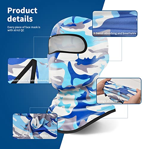 Image of YESLIFE Balaclava Ski Mask for Men and Women, Winter Face Mask, Shiesty for Skiing, Snowboarding & Motorcycle