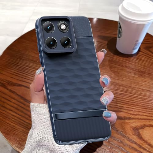 Image of Outlouders Back Cover for Motorola Moto Edge 70 Fusion 5G | Full Camera Protection | TPU Soft Flexible Shockproof Bumper Case (Blue)