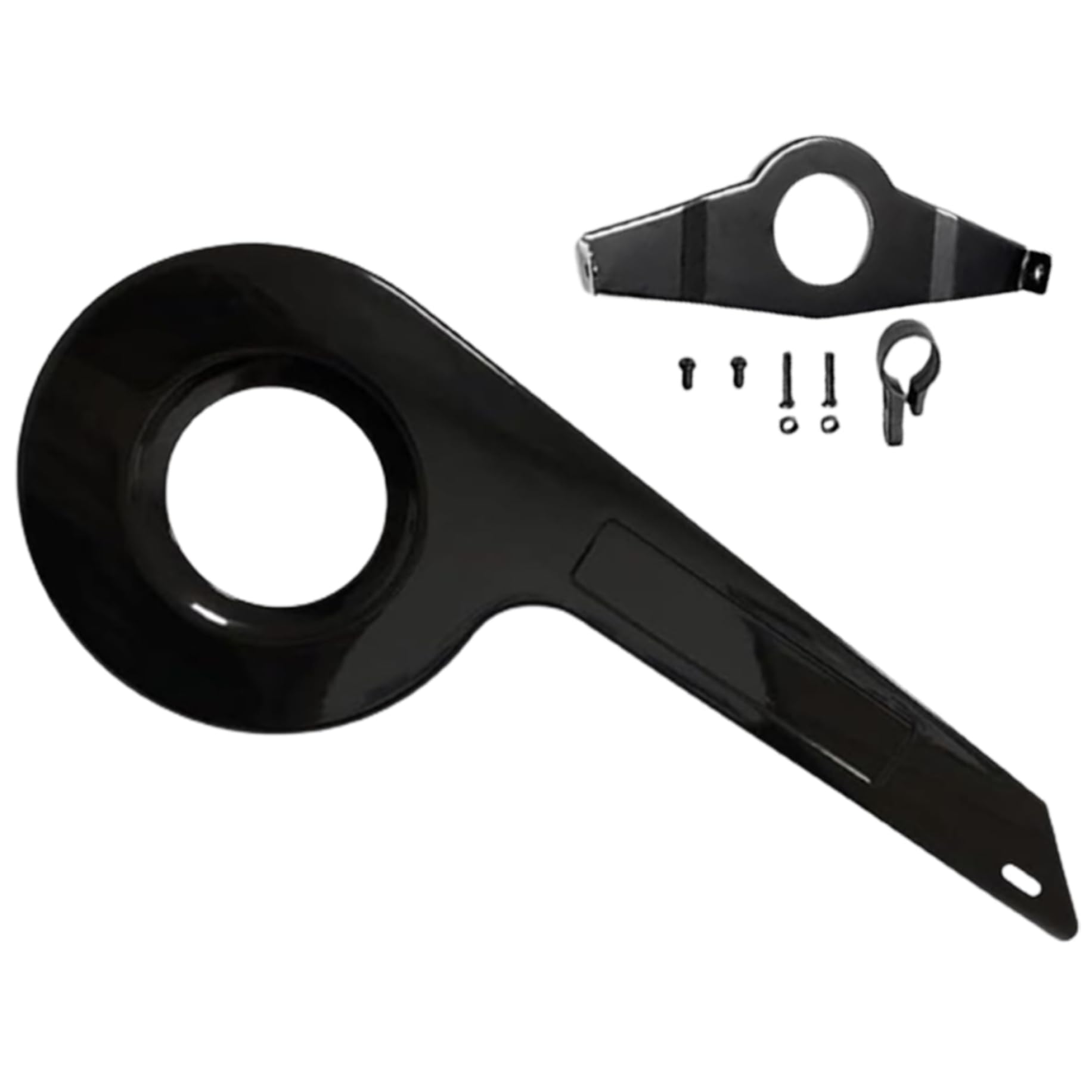 Garde-chaîne de vélo universel 32-36 dents, housse robuste accessoires noirs