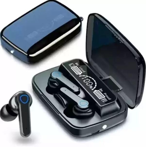 Loveya Enterprises M19 Wireless Earbuds TWS 5.1 Large Screen Dual LED Digital Display Touch Bluetooth Headphones Mini Compact Portable Sports Waterproof Stereo in Ear Earphones (B0CVQQH2T8) Amazon Price History, Amazon Price Tracker