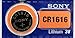 Produktbild Zwei (2) X Sony CR1616 Lithium Knopfzelle 3 V Blisterverpackung