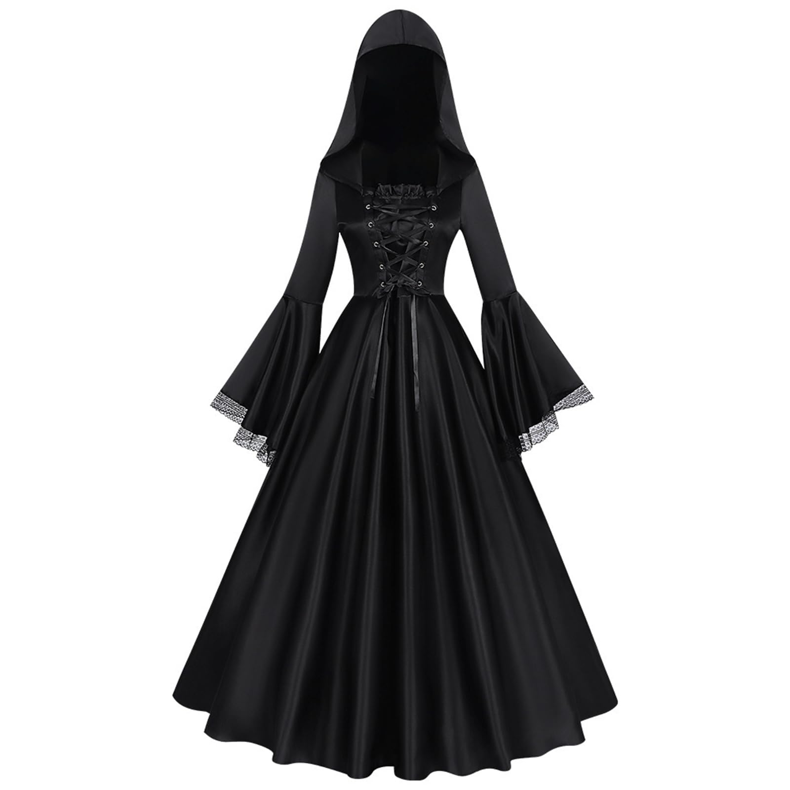 MOKBAY Vestido Gotico Mujer De Halloween De Mujer Disfraz Halloween Sexy Vestidos Medievales Gótico Brujas