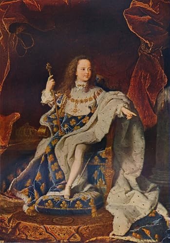 Poster Louis XV Hyacinthe Rigaud ZHAOSHAN pour Salon et Bureau Élégant