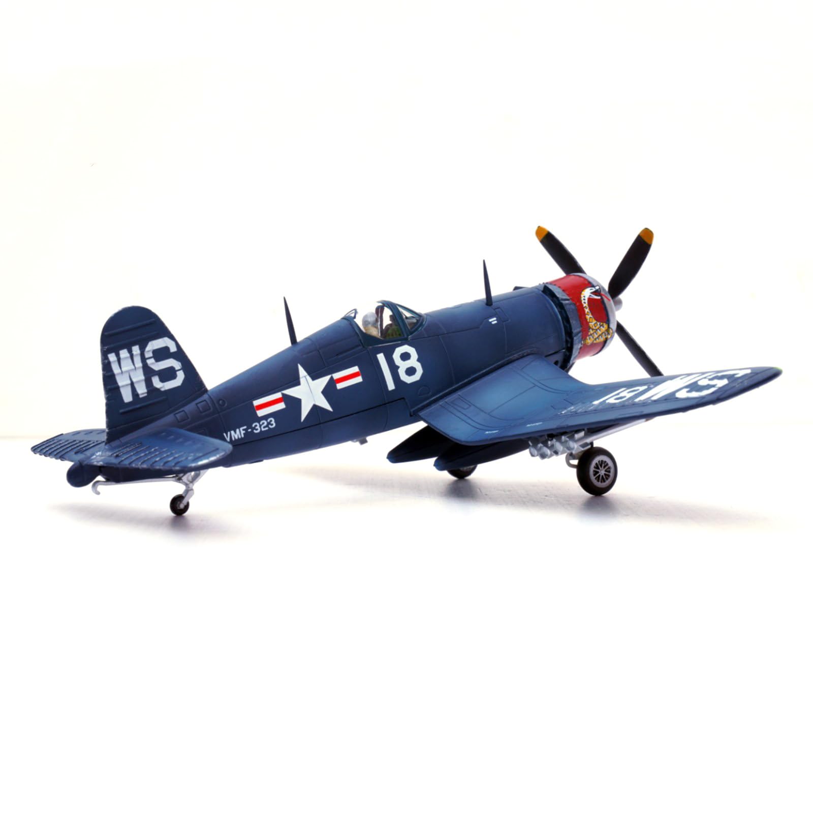 Amazon.com: 1/72 Scale WWII USMC F4U Corsair Fighter VMF-323 Death