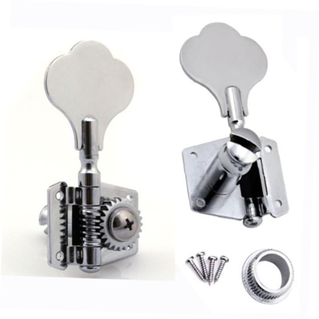 ULDIGI Bass Guitar 4r Bass Machine Head Tuners Ear Button Zinc Alloy Easy Tuning