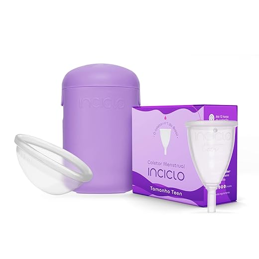Quando Ir ao Ginecologista? Um Guia Completo para a Saúde da Mulher 7 Kit Menstrual Inciclo | Coletor Menstrual Modelo Teen + Disco Menstrual Tamanho Único + Cápsula Esterilizadora | Solução Completa para sua Menstruação | Da Primeira Menstruação até 19 anos | Iniciantes | Silicone Médico Hipoalergênico | Proteção por 12h | Inciclo