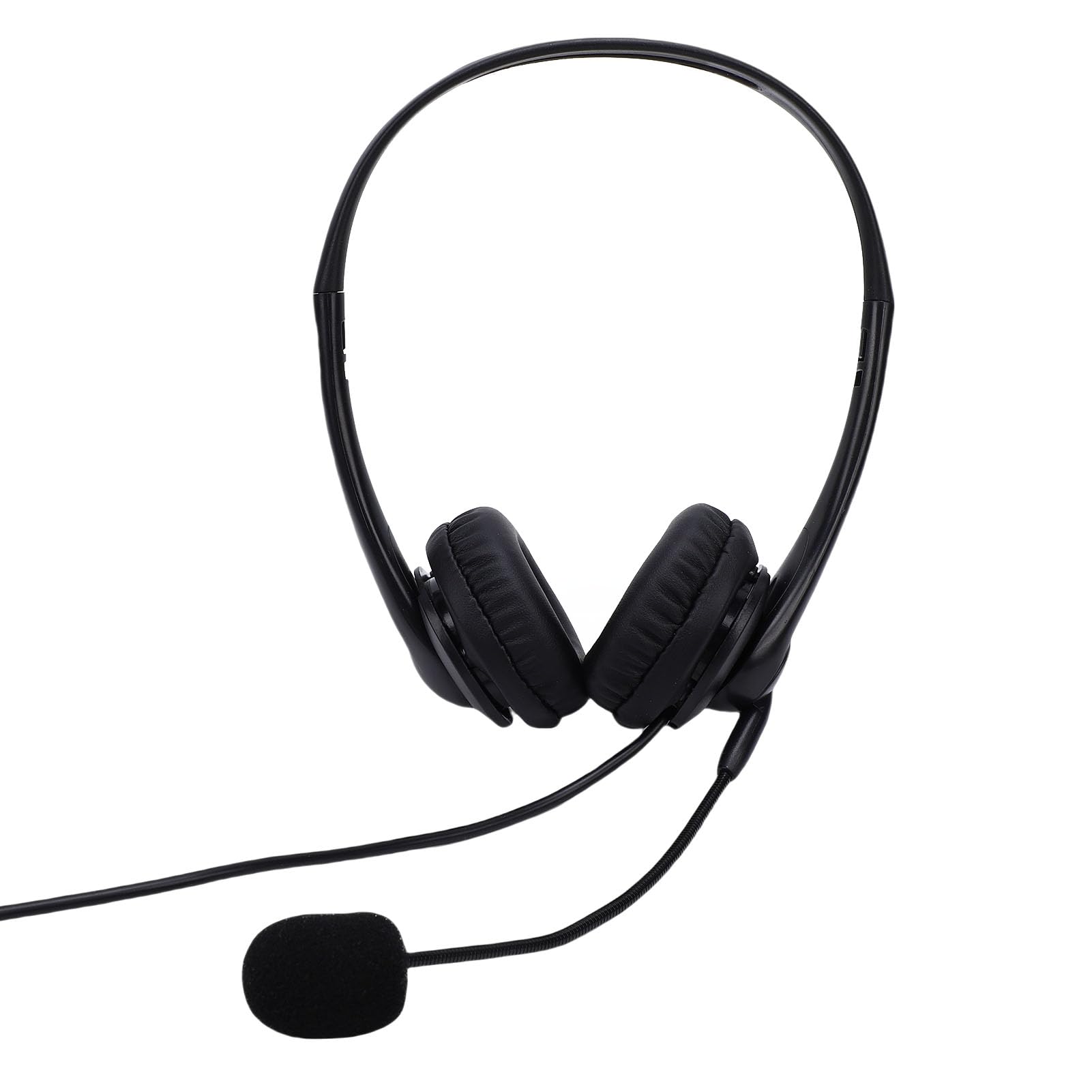 Wired Headset for PC Laptop, Stereo USB Headset with Noise Cancelling Microphone, LED Lights for Work Computer-image-23