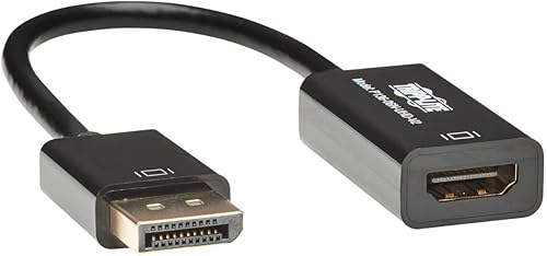 Miniatura 3 de Tripp Lite Adaptador de cable DisplayPort a HDMI, DP a HDMI (MF), DP2HDMI, 1080p, compacto (P136-000-1), negro