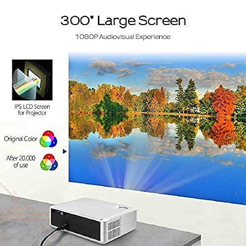 Image of AUN AKEY6 Basic Version, 6500 Lumen Home Theatre 1080P Projector
