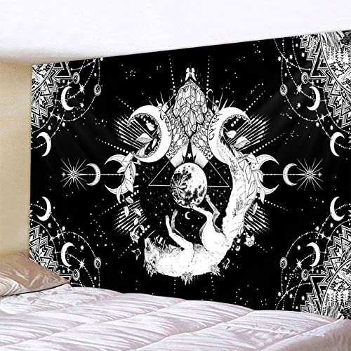Grand tapis mural noir et blanc 150x200 lavable pour masquer les imperfections