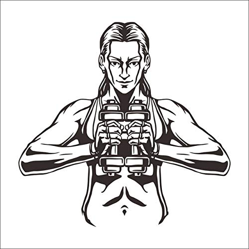Wall Sticker Logo Name Gym Decal Posters Vinyl Wall Decals