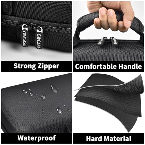 Image of GWCASE 66+ Pocket Knife Storage Case for Folding Knives, Butterfly Knives | 88 Elastic Slots in Four Sizes, Hard EVA Protection for EDC Collectors, Fishing, Home Display, Camping and Travel, Black