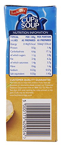 Image of Batchelors Cup a Soup, Chicken and Vegetables with Croutons, 110g
