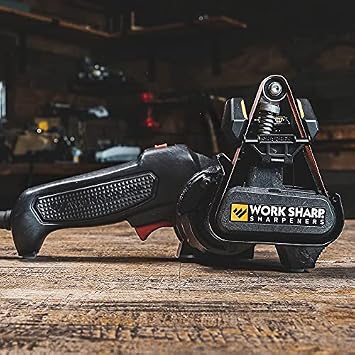 WORK SHARP Knife and Tool Sharpener - WSKTS2-E Professional Knife Sharpener and Improved Tools - The World's Best Sharpening Tool