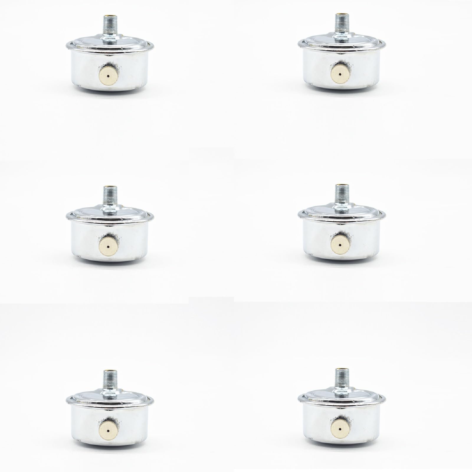 Gisafai 6 Pack Steam Radiator Air Valve #6 Angle Mount 1/8