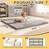 Yozoia Baby Play Mat 50 x 50, Thick Baby Play Mat for Floor, Ultra Soft Playpen Mat, Machine Washable Tummy Time Foam, Non-Slip Bottom Helps Cushion, for Kids, Infant and Toddler Crawling #1