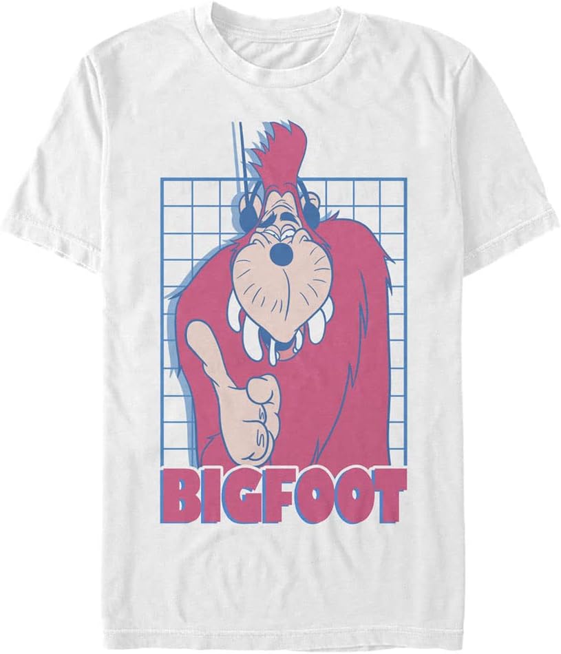 DisneyBig & Tall Goofy Movie Jamming Bigfoot Men's Tops Short Sleeve Tee Shirt