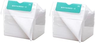 FRCOLOR 2 Pacotes De Toalha Portátil Toalla Desmaquillante Toalha Facial Descartável Toalha De Tecido Não Tecido Toalhas De Spa Toalhetes Esponjas De Gaze Não Tecida Almofadas De Gaze