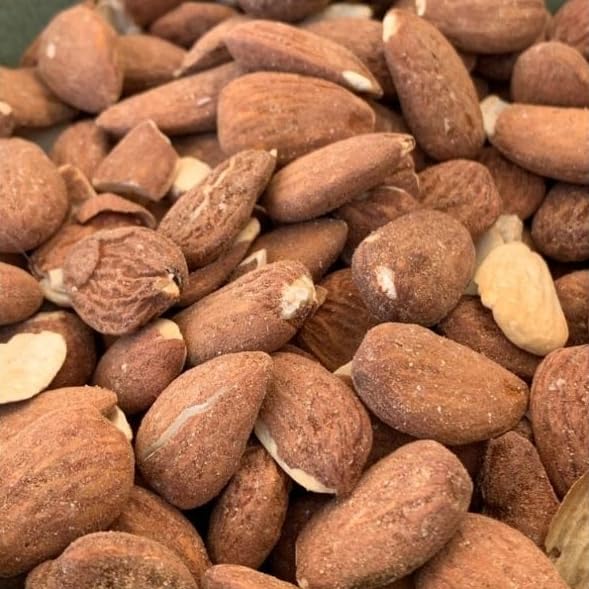 Almendra Tostada Con Piel 500gr Sin Sal Origen España Frutos Secos Naturales Sin Gluten Vegano