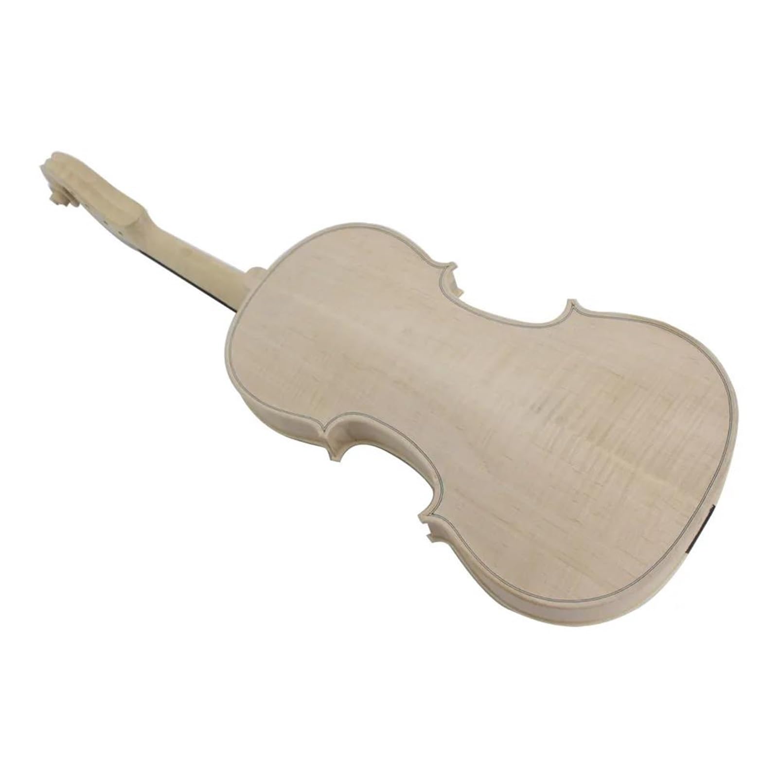 Violino Incompiuto Selettivo 15 Anni Essiccato Naturale Fondo In Acero Fiammato Top In Abete Bianco Bianco Fatto A Mano(Violin,4/4)