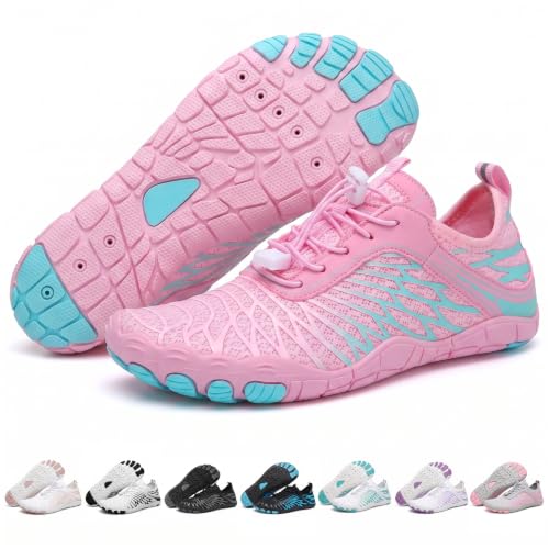 Image of ELETON Barefoot Shoes Women Men Hiking Water Shoes Wide Toe Box Zero Drop