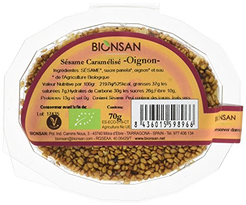 BIONSAN - BIO - Sésame Caramélisé Oignon 70 g - Lot de 2 Cover