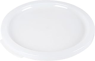Restaurantware Food Storage Lid 1 Count Fits 12, 18 and 22 qt Containers Leak-Resistant Translucent Plastic Container Lid Dishwasher-Safe Freezer-Safe For Kitchens, Store Dry and Wet Ingredients