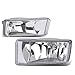 Chevy/GMC GMT900 Truck Pair of Bumper Driving Fog Lights (Chrome1)