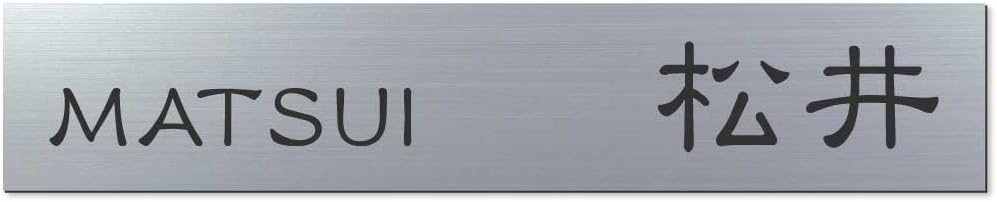 彫り込み済表札 アクリル APB1-S-3-3-須藤 【完成品】 彫り込み済表札 アクリル APB1- 彫り込み済表札 アクリル APB1-S-3-1-松井 【完成品】