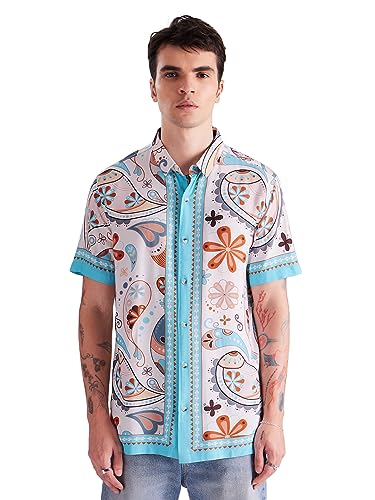Image of The Souled Store Original Indie Block Holiday Shirts for Men